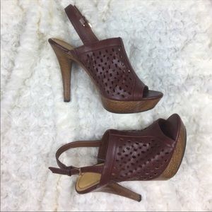 Cut Out Peep Toe Heels